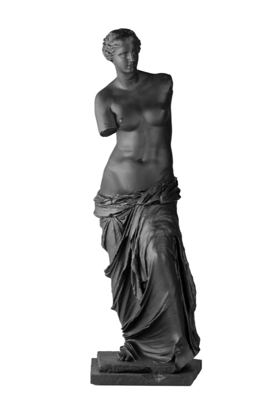 VENUS — арт-объект DIVUS: классическая Венера в чёрном исполнении